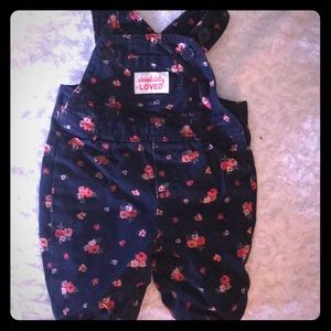 Carters Navy Blue Overalls